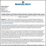 Bradford White Corporation announces a partnership with Plumbers Without Borders