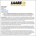 Laars®combination boiler delivers unique performance and efficiency
